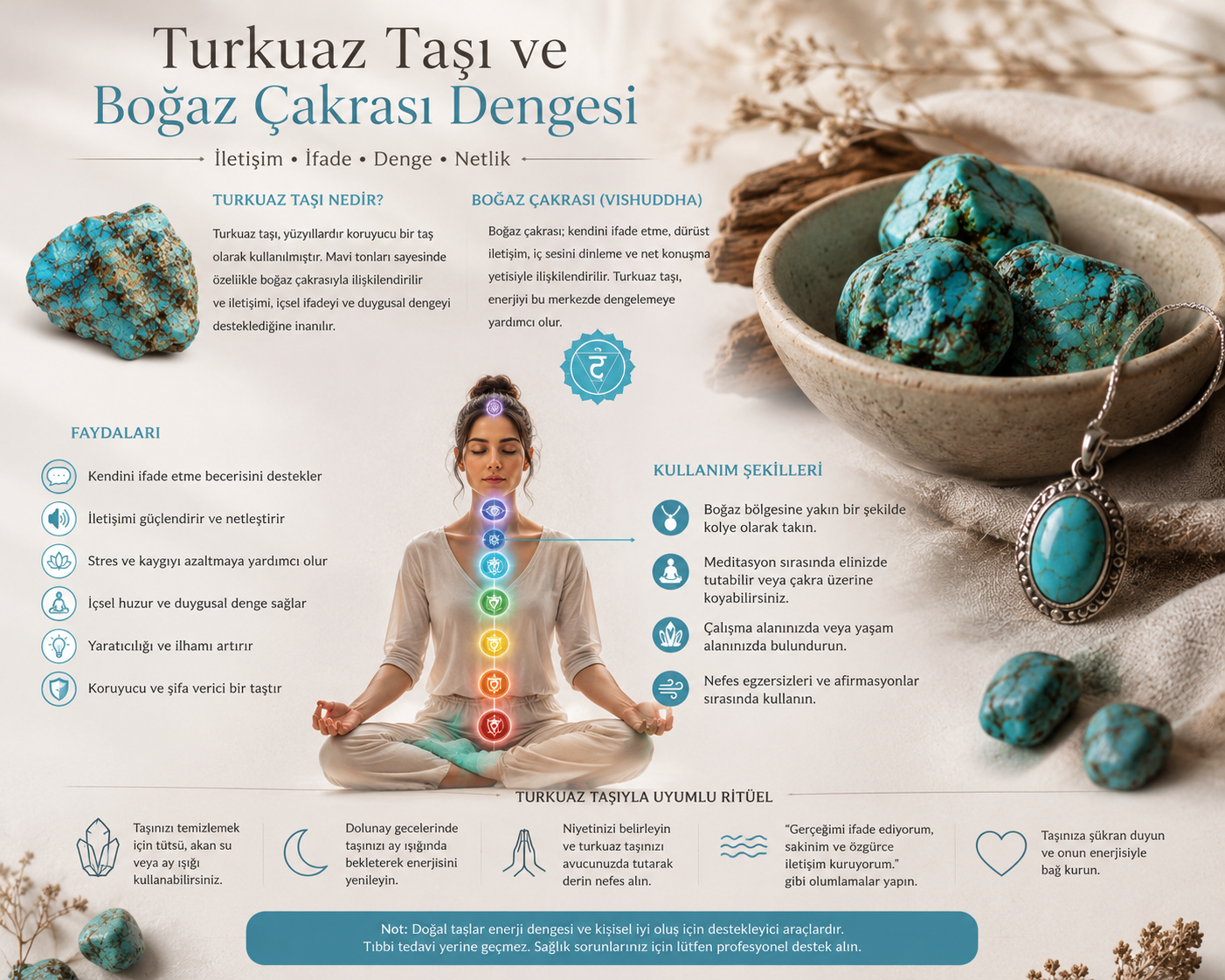 Çakra dengelemede doğal taşların kullanımı